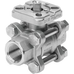 VZBA-1/2"-GG-63-T-22-F0304-V4V4T Kugelhahn