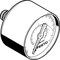 PAGN-40-1M-R18-1.6 Präzisionsmanometer