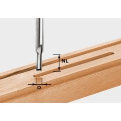Nutfräser HW S8 D8/20