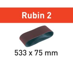 Schleifband L533X 75-P40 RU2/10 Rubin 2