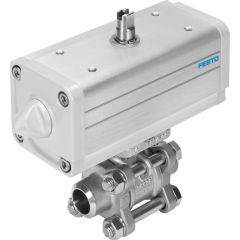 VZBA-1/2"-WW-63-T-22-F0304-V4V4T-PP15-R- Kugelhahn-Antriebseinheit
