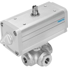 VZBA-1/2"-GGG-63-32T-F0304-V4V4T-PP30-R- Kugelhahn-Antriebseinheit