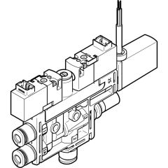 OVEL-5-H-10-PQ-VQ4-UA-C-A-V1PNLK-H3 Vakuumsaugdüse