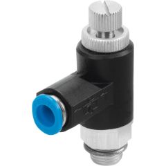 GRLA-1/8-QS-8-RS-B Drossel-Rückschlagventil