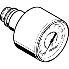 PAGN-26-1M-P10 Manometer