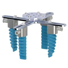 Vier Finger SoftActuator