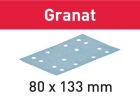Schleifstreifen STF 80x133 P40 GR/10 Granat