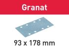 Schleifstreifen STF 93X178 P280 GR/100 Granat