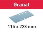 Schleifstreifen STF 115X228 P60 GR/50 Granat