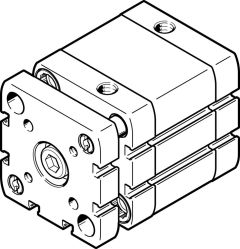 ADNGF-50-25-PPS-A Kompaktzylinder