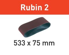 Schleifband L533X 75-P40 RU2/10 Rubin 2