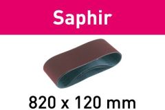Schleifband 820x120-P100-SA/10 Saphir