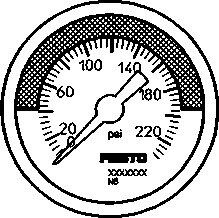 MA-50-232-R1/4-PSI-E-RG Manometer