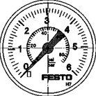 MAP-40-6-1/8-EN Präzisionsmanometer
