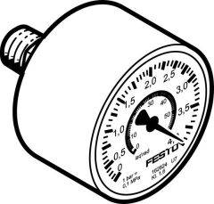 MAP-40-4-1/8-EN Präzisionsmanometer