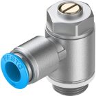 GRLA-3/8-QS-10-D Drossel-Rückschlagventil