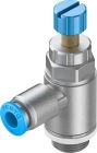 GRLA-1/4-QS-8-RS-D Drossel-Rückschlagventil