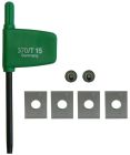 Wendeplatten-Set HW-WP 7,6x12x1,5 (4x)