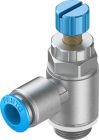 GRLA-3/8-QS-10-RS-D Drossel-Rückschlagventil