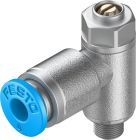 GRLA-M5-QS-4-D Drossel-Rückschlagventil